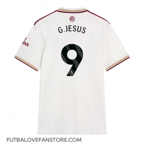 Arsenal Gabriel Jesus #9 Tretí futbalový dres 2025-26 Krátky Rukáv Arsenal Gabriel Jesus #9 Tretí futbalový dres 2025-26 Krátky Rukáv